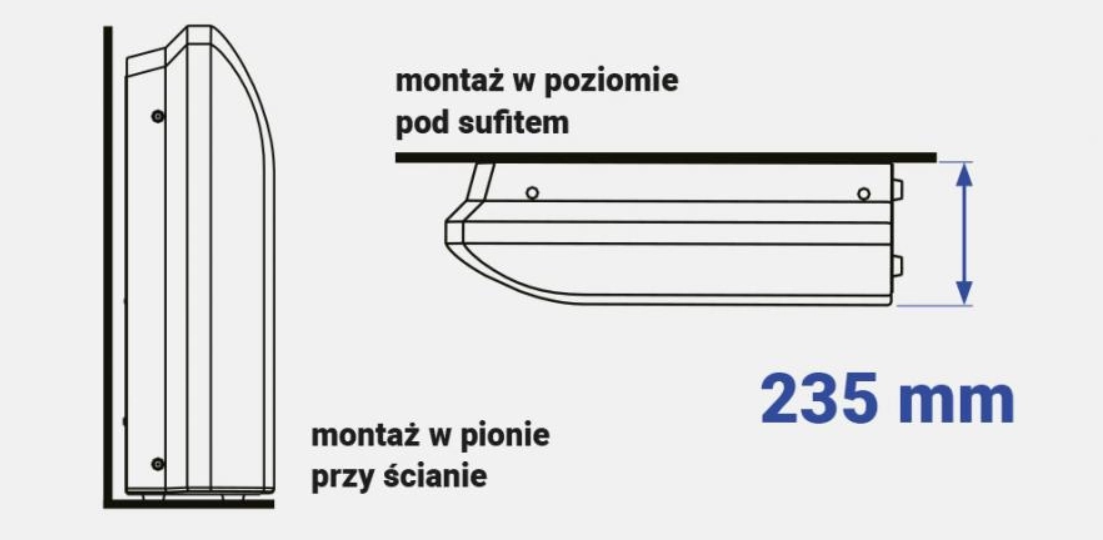 AUX klimatyzator przypodłogowo-sufitowy